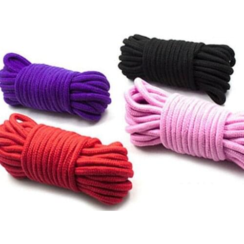 50mm 5M Binding Cotton Rope Adult Sex Products Slaves BDSM Bondage Soft Cotton Rope Adult Restraint Games Rope Role-Playing