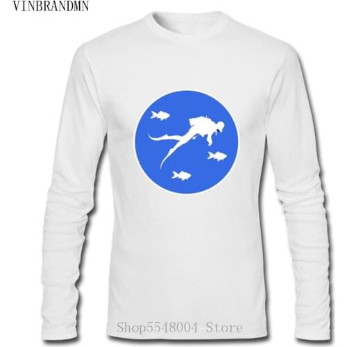 Classic Print Leisure Adventurer Cotton Top T Shirt Deep Sea Diving Tshirt Vintage Scuba Diver Gifts I Scuba Diving Gear T-Shirt