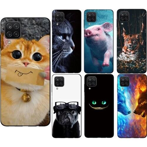 Animal Colorful Case for SAMSUNG GALAXY A12 SM-A125 Silicone Soft Covers for Case Protector Baicvery Back Cover for Galaxy M32