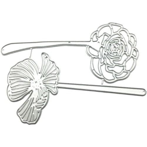 Flower Leaf Metal Cutting Dies Stencil Scrapbooking DIY Album Stamp Paper Card