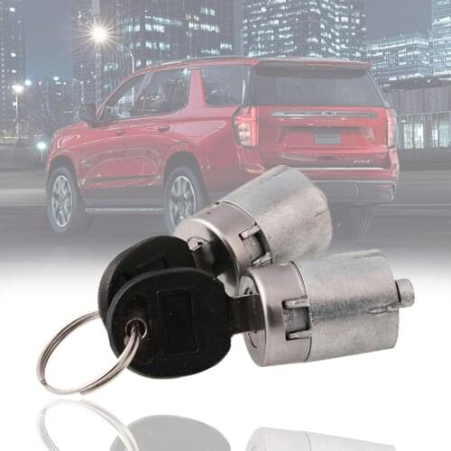 1 Pair Metal Car Door Lock Cylinder with 2 Keys Auto Accessory for Chevrolet GMC NEW HIGH QUALITY