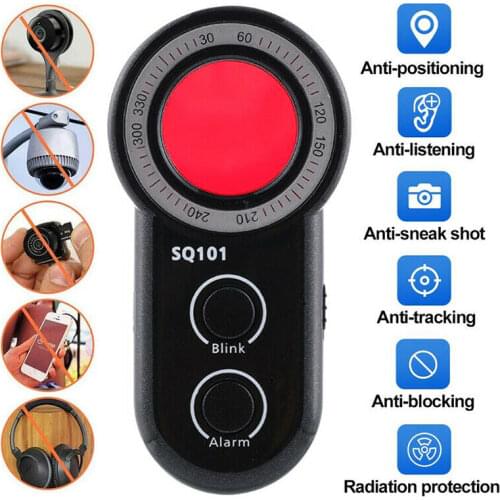 MINI SQ101 RF Signal Anti-spy Wave Full-Range Camera Scan Wireless Detector Finder Anti-surveillance Camera Detector Finder