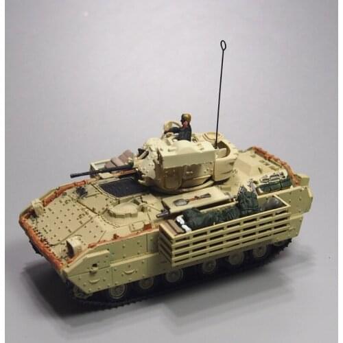 Diecast 1/72 Scale M2A3 Tank Model Alloy Infantry Fighting Vehicle Iraq War Military Memorial Static Display Adult Collection
