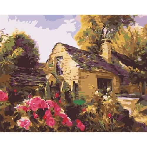 Scarlet Hello Saucerman Oil Picture By Numbers Acrylic Paint Colorful Diy Kits For Adults Drawing Coloring Painting By Number