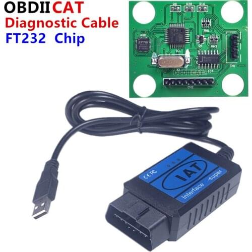 OBDIICAT For Fi--at Scanner OBD/ OBD2 F-Super Interface USB Scan Tool With 3Pin