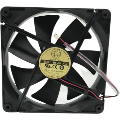 Rl4z b1402512eh 12V 0.60a 14025 double ball 14cm computer case cooling fan