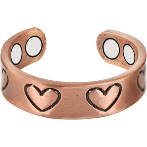 Gift for Ladies Copper Rings for Arthritis for Women Pain Relief and Carpal Tunnel Magnetic Therapy Ring