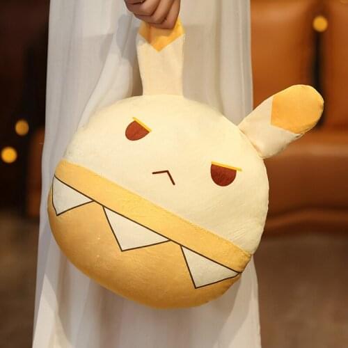 Game Genshin Impact Klee bomb Doll Cute Cospaly bomb Rabbit Toy Stuffed Anime Kawaii Cushion Pillow Home decoration Soft Gifts