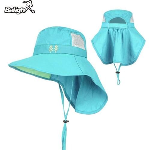 Balight Summer Sun Hat Wide Brim Foldable Casual Travel Beach Sunscreen UV Protection Fisherman Cap Unisex