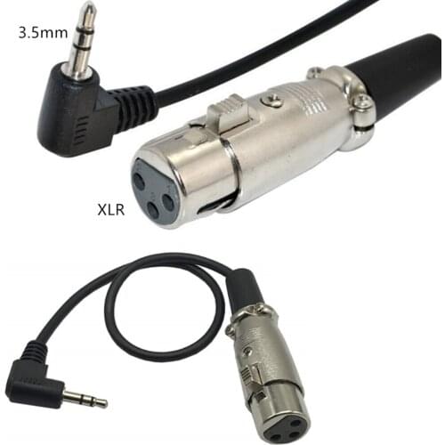 ERE XLR to 3.5mm (1/8 inch) Stereo Microphone Cable for Camcorders, DSLR Cameras, Computer Recording Device and More
