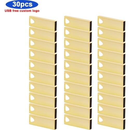 30pcs/lot USB flash drive usb2.0 flash disk pen drive 128gb memory stick u disk pendrive 4gb 8gb 16gb 32gb 64g free custom logo