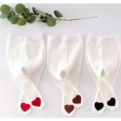 Spring Autumn infant baby heat embroidery Stockings baby girls cotton casual pantynose