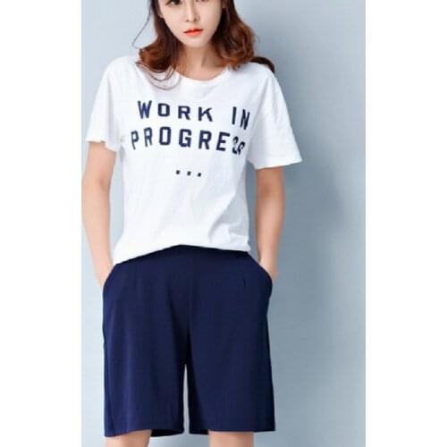 Female summer loose high waist thin Korean casual beach sport bodybuilding shorts plus size women five-point wide-leg clothing