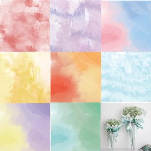 10PCS Art Paper Flower Wrapping Papers Waterproof flower packaging special paper flower shop bouquet Gift packaging material