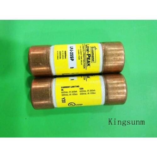 Free shipping 5pcs LPJ-25SP delay fuse 21X57MM BUSS LOW PEAK genuine 25A600V