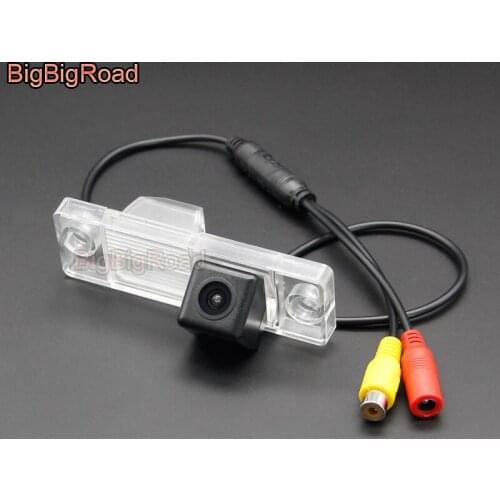 BigBigRoad Vehicle Wireless Rear View Parking CCD Camera HD Color Image Waterproof For Chery Cowin 1 / QQ / X1 / Spark