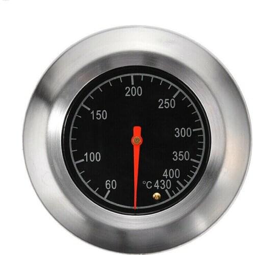 Stainless Steel Home Thermometers Smoker Grill Thermometer BBQ Thermometer Oven Temp Gauge Barbecue Cooking Kitchen Tool