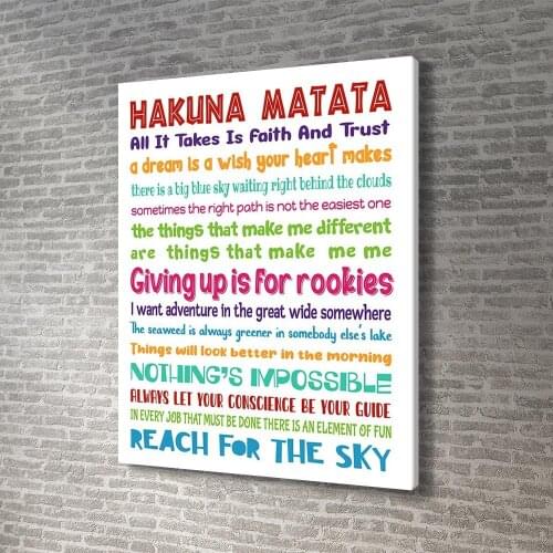 Canvas Printed Painting Motivational Poster Wall Art Picture Chic Home Decor Framed Inspirational Gifts for Women