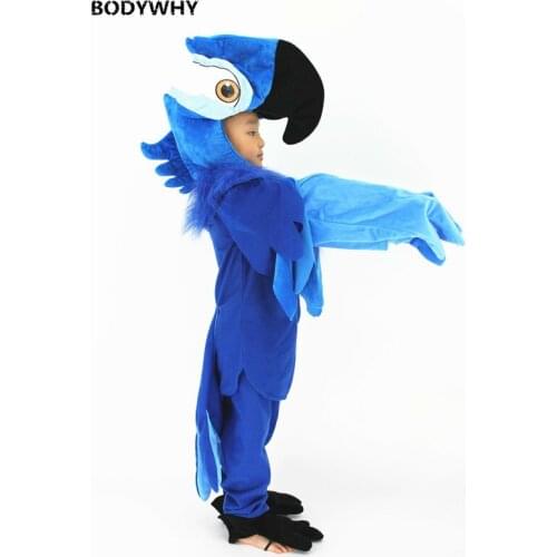 Animal Costume Children Parrot Parent Child Couple Costume Cartoon Siamese Outfit Clothing Mascot Clothes Special doll Gifts