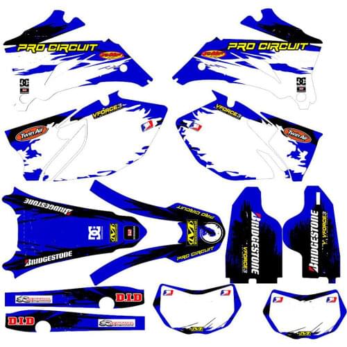 Motocross 3M Stickers Decals Graphics For Yamaha WR250F WRF250 2007 08 09 10 11 2012 2013 WR450F WRF450 2007 2008 2009 2010 2011