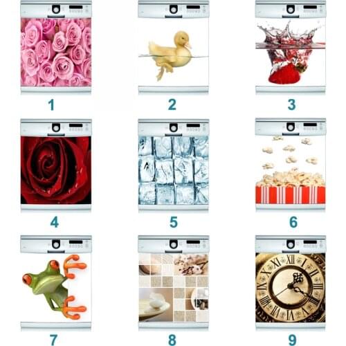 DIY Dishwasher cover Kitchen Accessories wall stickers dishwasher sticker kitchen decor Furniture Stickers wallpaper Mural