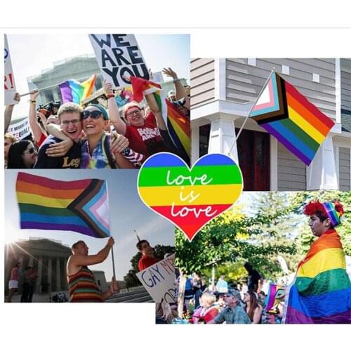 Rainbow Flag 150X90CM Gay Flag Rainbow Things Pride Bisexual Lesbian Pansexual LGBT Accessories Flags