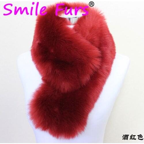 Qearlstar 2019 High Quality Luxury Women Scarf Winter Warm Faux Fox Scarves Fashion Mufflers Shawl Ladies Thick Shawl Wraps FY24