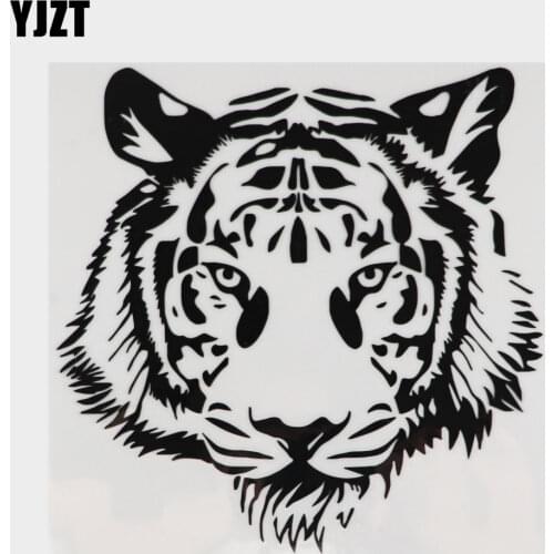 20X20CM POWERFUL TIGER HEAD Motorcycle Vinyl Decal Car Sticker Personality Car-styling S6-2033