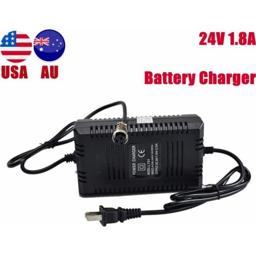 24V Battery Charger for Electric Scooter ATV Dirt Quad Go kart Dune Buggy