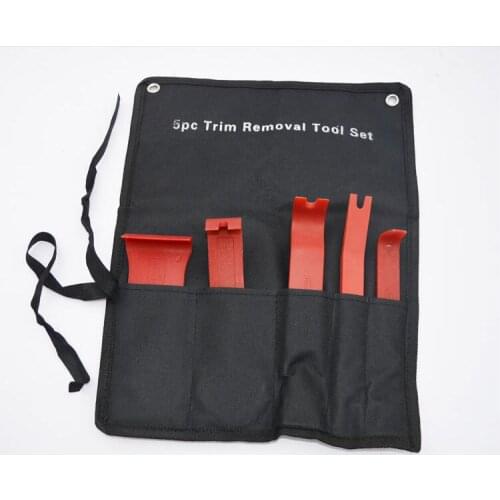 5pcs Trim Clip & Moulding Tool Set Car Bodywork Upholstery Hub Removal Auto Dismantle Audio and Video System Handy Remover Kit