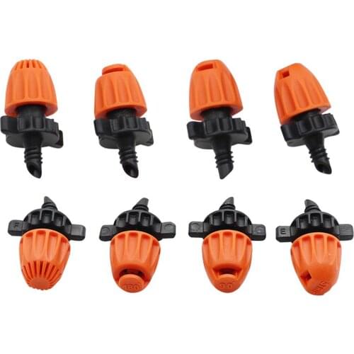 500 Pcs 4mm Thread Refraction Nozzles 90 180 360 Degree Strip Spray Angles Sprinklers Garden Irrigation Watering Accessories