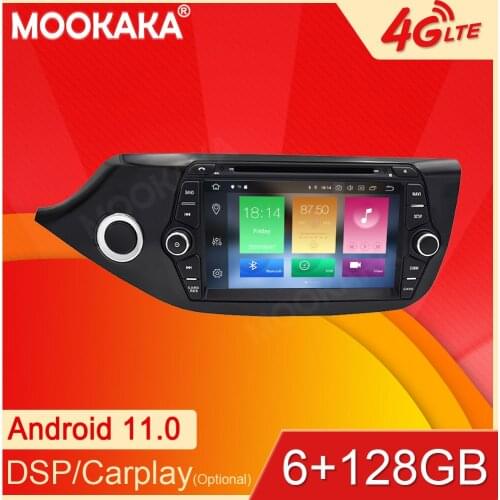 Android11 6+128GB For KIA CEED 2013-2016 Car GPS Navigation Streaming Media Multimedia Player Head Unit Auto Radio