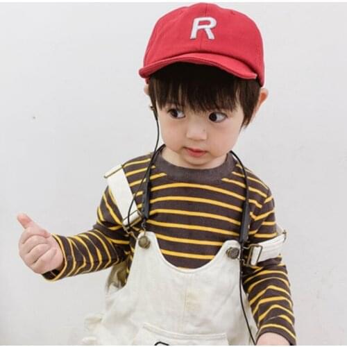 Children Caps Summer Boys And Girls Hats Adjustable Sun Protection Letter Embroidery Casual Hat