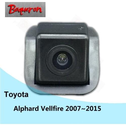 For Toyota Alphard Vellfire 2007~2015 Reserved hole SONY Waterproof HD CCD Car Camera Reversing Reverse rear view camera