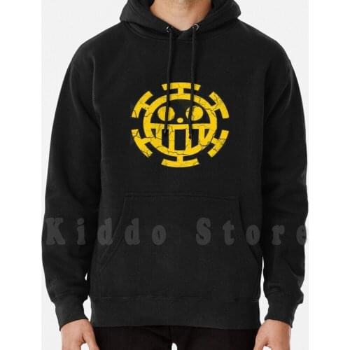 Trafalgar Law Logo hoodie long sleeve Trafalgar Law Manga Anime Luffy Zoro Nami Nico Robin Japan