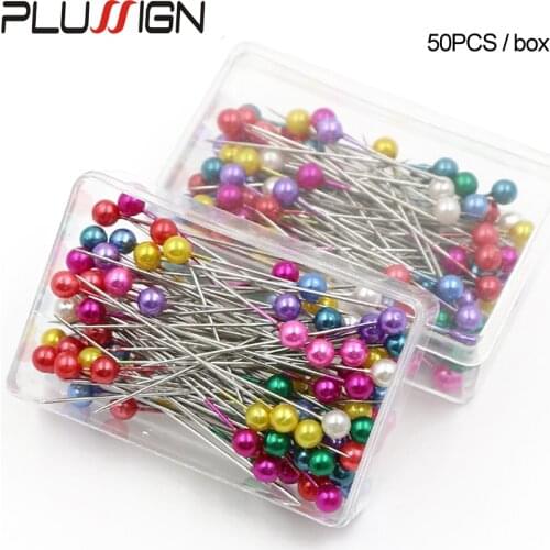 Cheap Black Positioning Needles Diy Sewing Tools Accessory Patchwork Locating Pearl Light Straight Pins Sewing Tools Accessories