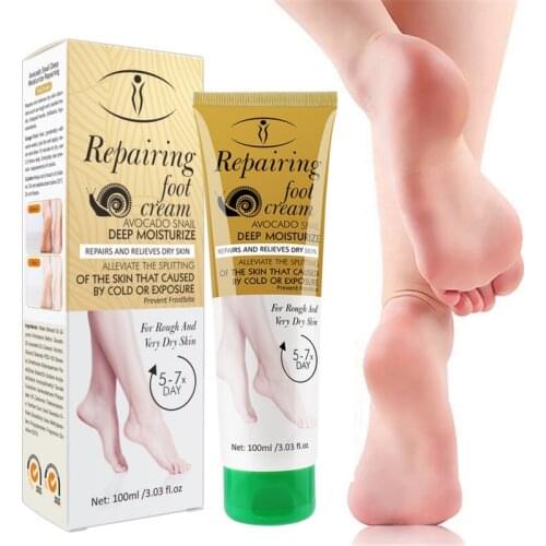 Foot Cream Shea Butter & Snail Foot Milk Moisturizing Whitening Anti-drying Feet Care Foot Milk 100ml New Arrivals
