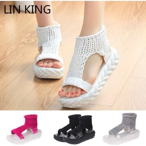 Обувь на среднем каблуке LIN KING China At AliExpress