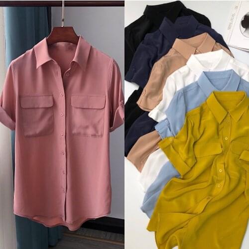 Maylis.me Womens Silk Shirts