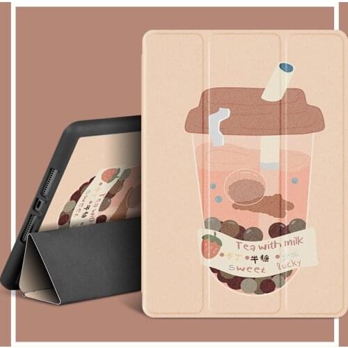 Cute Cartoon For iPad AIR 3 4 10.5 Pro 2019 7th 10.2 inch Case for iPad 2017 2018 9.7 Mini 5 Cover Capa With Pencil Holder Cases