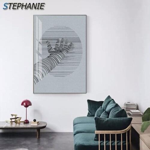 Nordic Minimalist Lines Art Canvas Painting Stylish Posters Prints Modern Wall Art Pictures for Living Room Abstract Home Decor