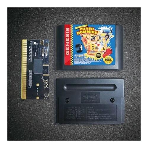 The Incredible Crash Dummies -16Bit MD Game Card for Sega Megadrive Genesis Video Game Console Cartridge
