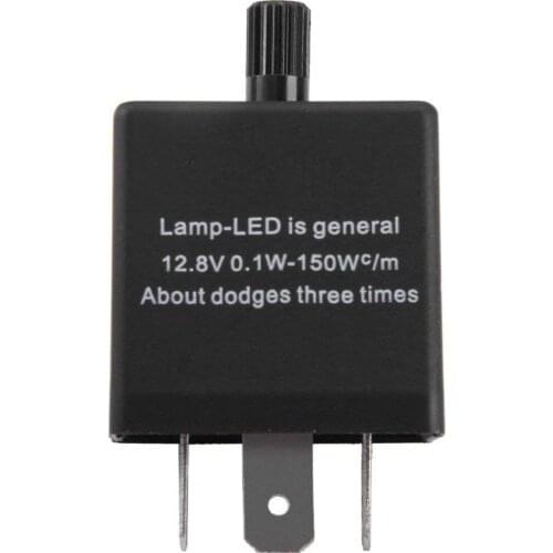NEW Electronic LED Flasher Relay for Car Turn Signal Blinker Light 3 Pin Adjustable