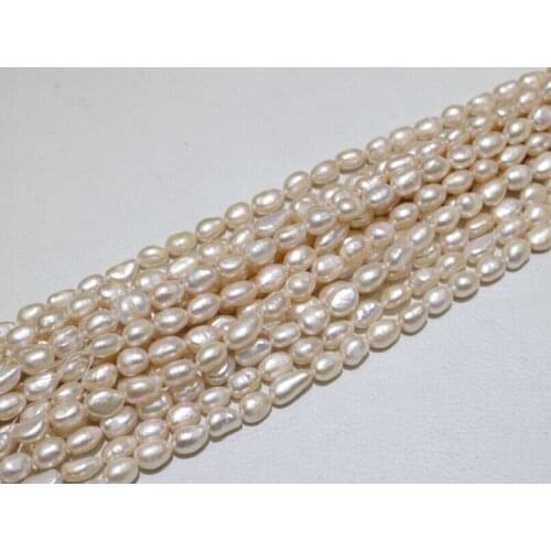 Wholesale Real Pearl Bead 8-11mm Light Pink White Oval Natural Freshwater Pearl loose beads Free Shipping Handmade Gift
