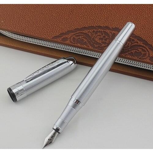 Luxury Brand Iraurita Fountain Pen Jinhao 250 Full Stainless Metal Golden Clip Fountain Pens Writing Stationery School Office