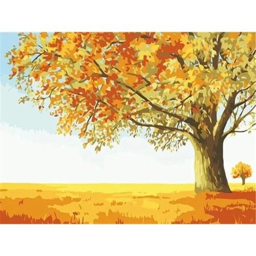 Landscape Natural DIY Embroidery Cross Stitch 11CT Kits Needlework Craft Set Cotton Thread Printed Canvas Home Sale