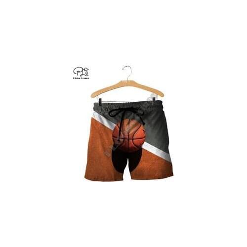 PLstar Cosmos Basketball Sports Cool Energy 3D Printed Fashion Men‘s/Women Summer Casual Colorful Shorts Beach Short Pants J12