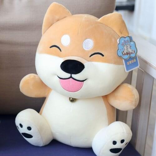 About 35cm Shiba inu dog plush toy down cotton very soft doll throw pillow birthday gift h0855