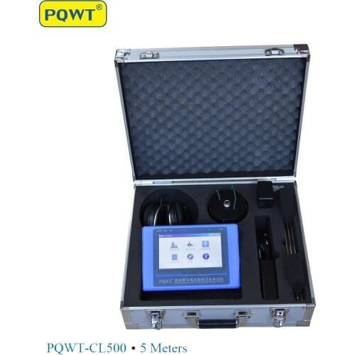 PQWT-CL500.5M water Pipe Leak detector Sewerage pipeline radon measuring instruments ultrasonic purification system Plumber