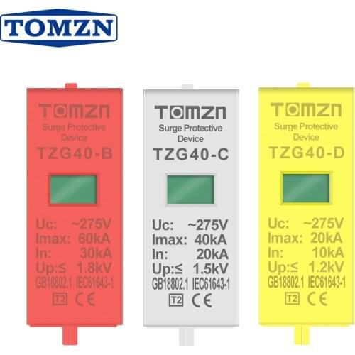 275V Replaceable replacement cartridge inserts for AC SPD